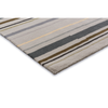 Brink & Campman Decor Shift Bohemian Rug Steel Metal made with a stripe design