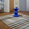 Brink & Campman Decor Shift Bohemian Rug Steel Metal lifestyle picture in the living room