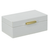 Large Decorative Box Ivory picture on the white background