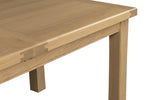 Modern oak Delaney rectangle dining table
