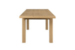 Stylish Delaney dining room table in oak
