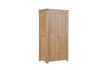 Delaney 2 Door Wardrobe Oak picture on the white background