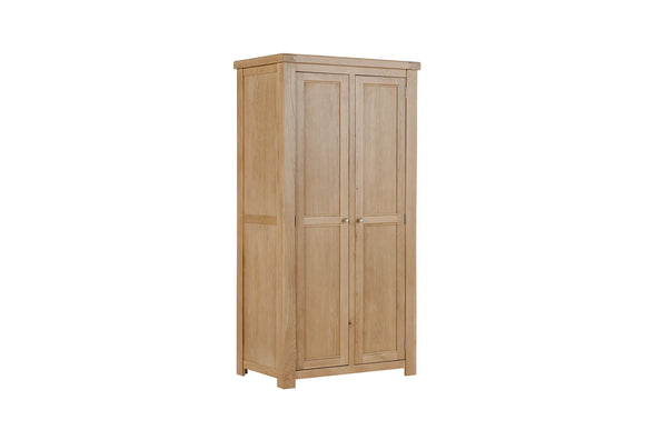Delaney 2 Door Wardrobe Oak picture on the white background