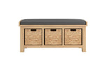 Delaney Bench with Storage front view picture