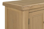 Stylish television cabinet - Delaney TV Unit in oak finish
