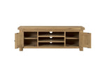 Wooden television stand - Delaney TV Unit in oak
