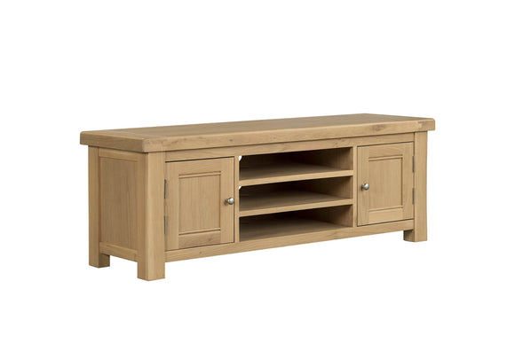 Oak tv stand with storage - Delaney TV Unit
