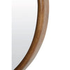 Denahi Round Mirror 80cm Brown right hand frame's view