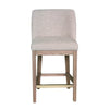 Oatmeal Denby counter stool shown from the side (2)