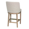 Oatmeal Denby counter stool shown from the side (3)