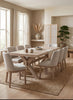Oatmeal Denby dining chair shown from the side (2)