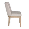 Oatmeal Denby dining chair shown from the side (6)