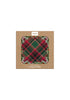 Holiday table coasters Denby Noel Tartan set
