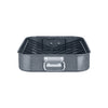 Denby Quantanium Finish Roasting Tray With Rack side view