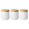 Denby Set Of 3 White Storage Canisters
close view on white backing