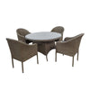 Denver Dining 4 Seater Set Round picture on the white background