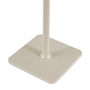 Derrick Rechargeable Outdoor LED Table Lamp Satin Taupe close view picture of the square base