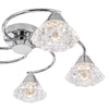 Home lighting inspiration with Dilys 5 Light Semi-Flush Chrome

