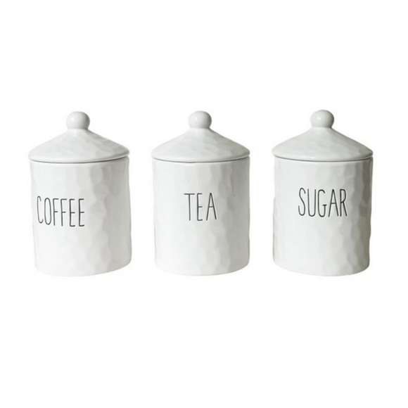 Dimples Canister Set of 3 picture on the white background