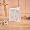 Ditsy Floral Thinking of You Card with Gold Foil alternative view