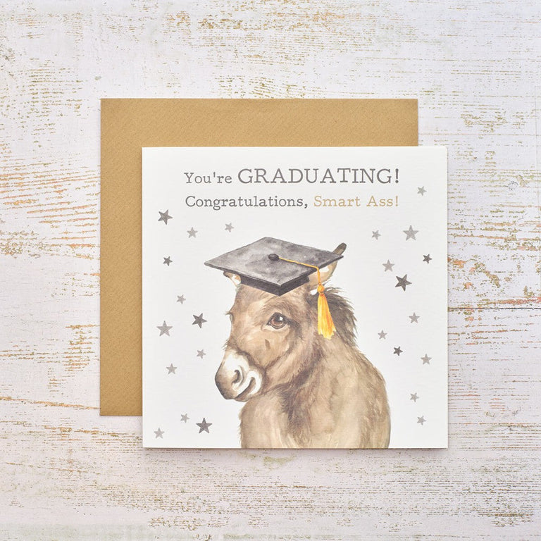 Donkey Smart Ass Graduation Card