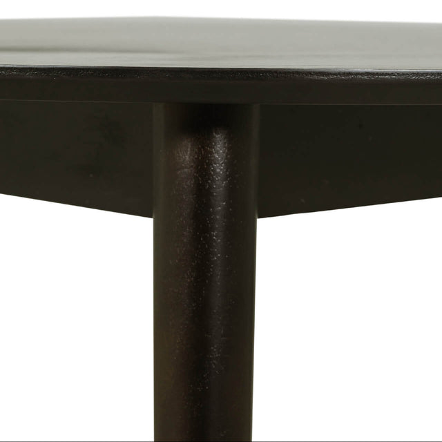 Doolin Round Dining Table 90 cm Black