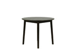 Elegant Doolin Round Dining Table in Black Finish
