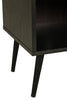 Stylish Doolin TV Unit 1.2 m Black, complements any décor beautifully.
