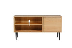 Doolin TV Unit 120 cm Natural Oak front view picture