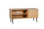 Doolin TV Unit 120 cm Natural Oak picture on the white background