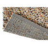 Brink & Campman Dots Shaggy Rug Calendula with a cotton and jute backing