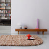 Brink & Campman Dots Shaggy Rug Pumpkin lifestyle picture in the living room