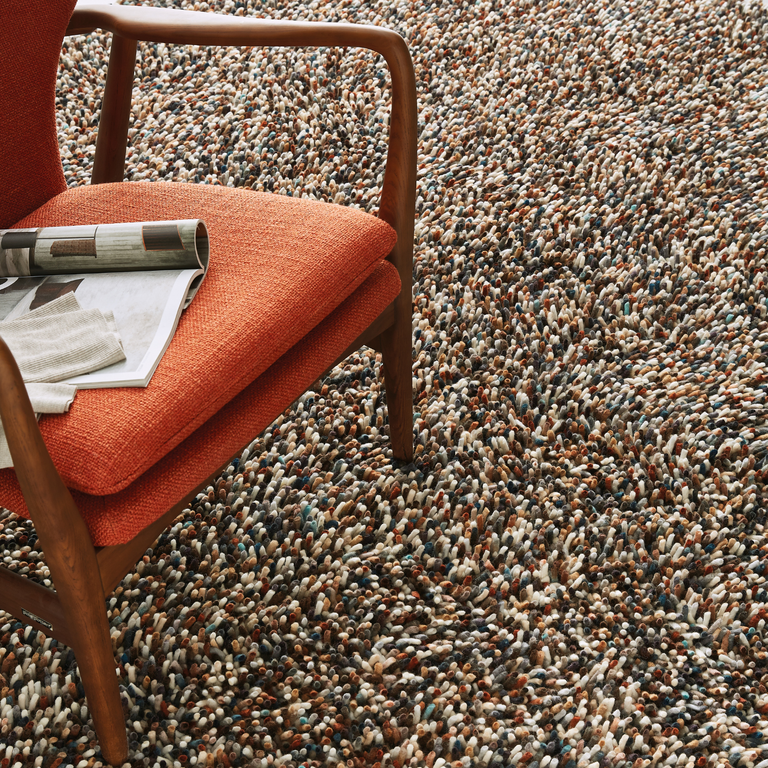 Brink & Campman Dots Shaggy Rug Soil