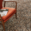 Brink & Campman Dots Shaggy Rug Soil close-up lifestyle picture