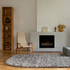 Brink & Campman Dots Shaggy Rug Storm lifestyle picture in the living room