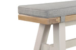 Doune Dining Bench close view picture of the bench seat with cushion