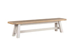 Doune Dining Bench picture without cushion on the white background