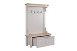 Doune Hall Stand Taupe picture with opened drawer