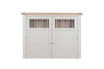 Doune Larder Cabinet Taupe front view picture