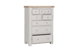Doune Tall Chest 8 Drawer picture with opened drawers on the white background