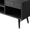 Contemporary TV Unit with Black Metal Legs