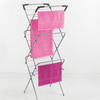 Practical drying rack with a sleek, slim build.