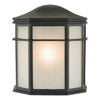 Dulbecco Outdoor Wall Light Black picture on the white background