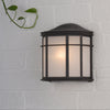 Dulbecco Outdoor Wall Light Black lie style picture