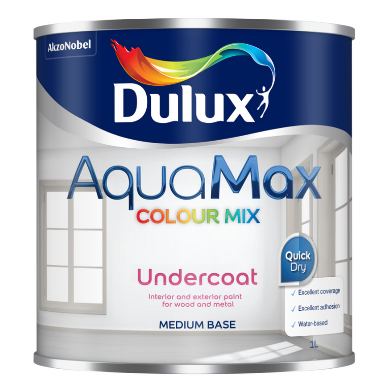 Dulux Aquamax Undercoat Colour Mix Medium Base