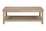 Dursey Coffee Table in Natural shown from an angle (3)