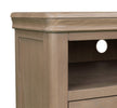 Dursey Corner TV Unit in Natural shown from the side (8)