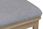 Dursey natural dressing table stool shown from the side (5)