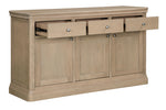 Dursey Large Sideboard in Natural shown from an angle (4)