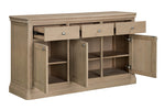 Dursey Large Sideboard in Natural shown from an angle (5)